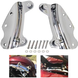 AUFER Chrome 4-Point Docking Hardware Kit Compatible with for Harley Touring Road King Road Glide Street Glide Electra Glide 2009-2013