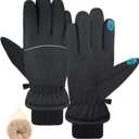 Winter Waterproof Ski Gloves Men Women Touchscreen Snow Warm Thermal Fleece Cold Weather Running Driving Hiking Biking