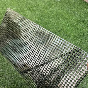 Perforated Metal Sheets Perforated Stainless Steel Sheet-Sheet Metal with Holes-20GA 0.4 Inch Hole 23.6"x15.7"-Suitable for Ventilation Smoking and Decorative Screen Style Grilles
