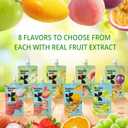 Hethstia Konjac Jelly  Peach Flavor Drinkable Snack, 10-Pack Squeeze Pouches | 4 Calories, 0 Sugar, Vitamin C | Keto, Vegan, Gluten-Free, Healthy Low-Calorie Snack & Gift