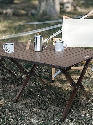 Ultralight Folding Camping Table, Compact, Portbale with Carry Bag, for Outdoor Cooking, Picnic, Camp, Boat, Travel