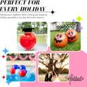 Holiball Inflatable Holiday Ornament Ultimate Indoor/Outdoor Decoration Reusable and Storage Friendly for Weddings, Parties, Events, Team Colors 18" White