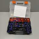 200 PCS Quick Connect Air Hose Fitting Assortment Kit,Push to Connect Fittings 1/8" 1/4" 3/8" 1/2" NPT Thread Pneumatic Air Line Quick Connect Quick Release Fitting Kit