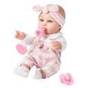 BDDOLL 12'' Baby Doll and Clothes Accessories Playset with Feeding Bottle Pacifier First Baby Dolls for Toddlers 36 Months and Up