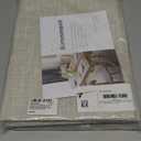 Placemats Set of 6, Bilayer Thickened Linen Place Mats Heat Resistant Machine Washable Wrinkle Free Carefully Selected Polyester Mats for Kitchen/Dining/Coffee Table (Cream Beige)