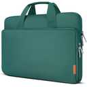 DOMISO 14 inch Laptop Case Sleeve Protective Cover Compatible with MacBook Air 15 M4 M3 M2,MacBook Pro,14-15 inch HP Dell ASUS Lenovo Chromebook,Waterproof Computer Bag with Handle,Green