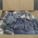 JKMAX Heated Electric Blanket Full Size - 72"x84" Flannel Heating Blanket with 10 Heating Levels & 5 Time Settings Over-Heat Protection, Winter Warmer for Adults with ETL CertificationGrey