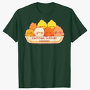 Emotional Support Chickies Cute Kawaii Fruit Cup T-Shirt, Green, Small