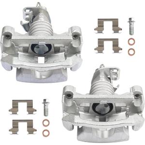Autoround 18B5010 18B5011 Rear Disc Brake Caliper Assembly with Bracket fit for 11-13 Chevy Impala/ 14-16 Impala Limited, 05-09 Buick LaCrosse/Allure, 04-08 Pontiac Grand Prix, Both Driver Passenger Autoround 18B5010 18B5011 Rear Disc Brake Caliper Assembly with Bracket fit for 11-13 Chevy Impala/ 14-16 Impala Limited, 05-09 Buick LaCrosse/Allure, 04-08 Pontiac Grand Prix, Both Driver Passenger