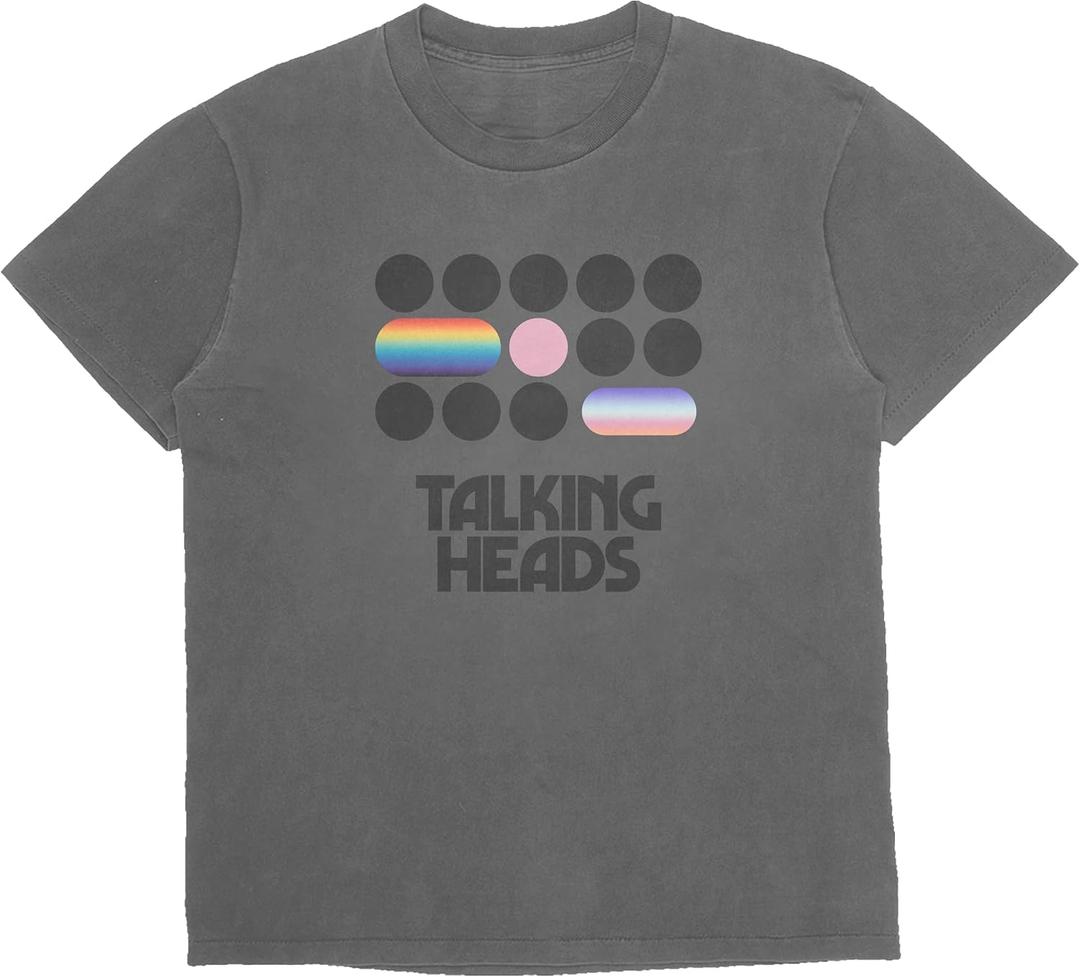 Talking Heads Unisex Adult Talking Heads Foil T-Shirt, Size Small