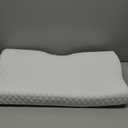 Derila King Size Neck Pillow for Sleeping, Ergonomic & Cervical Pillow for Neck Support & Relief, Memory Foam Side Sleeper Pillows, Bed Contour Pillows for Back, Stomach Sleepers (King Size (23.6" x 13.4" x 4.3"), 1 Pillow_white)
