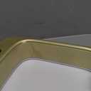 MOPALL Touchless Bathroom Trash Can with Lid, 3 Gallon / 12L Slim Motion Sensor Garbage Bin, Automatic Waste Basket for Bedroom, Office & Narrow Spaces, White & Gold