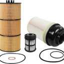 PF9908 Fuel Filter LF17511 Oil Filter Compatible with ISX DD13 DD15 DD16 Detroit Diesel Engine Replace L5104F KX2765 KX2769 WF10103 FF1227 A4721841325 E510H04D129 E510H06D129