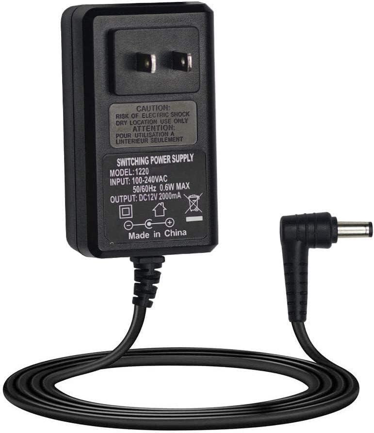 12V 2A Switching AC/DC Power Supply Adapter Wall Charger US Plug (2.1mm X 5.5mm,12 Volt - 2amp)