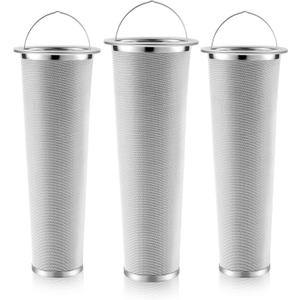 3 Pcs Cold Brew Coffee Filter With Handle 2 Quart Stainless Steel Mason Jar Filter for Wide Mouth Cold Brew Mason Jar Tea Infuser Strainer Mesh for Coffee Maker Masons Canning Iced Tea