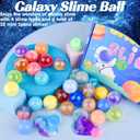 32 Pack Galaxy Slime Balls for Kids, Slime Party Favor, Soft & Non-Sticky, Mess-Free, Stress Relief - Toys for Girls and Boys, Birthday Gifts, Classroom Reward, Party Supplies, Goodie Bag Stuffers