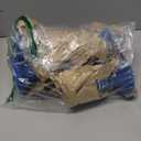 Candleholder Sets Mango Wood Blue Distressed Finish for Rustic, Vintage, and Antique Style Interior Designs for Table Centerpieces Brown Home Decor Kitchen