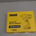 Cordless Impact Wrench 1/2 inch for Dewalt 20V Battery, 1000/1200N.m Impact Driver High Torque Brushless Electric Impact Gun Includes LED Work Light Variable Speeds for Car/Truck RV/Mower