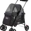 PETIQUE Simplicity Pet Stroller, Black