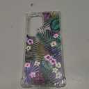 Compatible for Samsung Galaxy S25 Ultra Case Clear Cute for Women - Rugged Phone Cases Funda Protector Cover Skin (Green Palm Leaves)