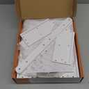 Gmtsl Bamboo Fruit Basket for Kitchen– 3 Tier Fruit Bowl For Kitchen Counter, Large Fruit Holder With Banana Hangers, Idea For Vegetable Storage, Bread Display, Snack Organizer(White)