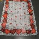 Horaldaily Valentine Tablecloth 52×70 Inch Rectangle, Buffalo Plaid Red Love Hearts Washable Table Cover for Party Picnic Dinner Decor