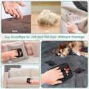 2 x TEHAYSH Pet Hair Removal Glove - Reusable Electrostatic Dog/Cat Hair Remover Mitt & Pet Grooming Gloves for Couch, Carpet, Furniture - Upgraded Electrostatic Dog Tool (2 PCS)