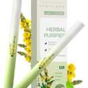 Mullein Herbal Diffuser Pen, Natural Mullein/Thyme/Mint Extracts, Oral Freshening & Soothing, 600 Uses per Stick (2PCS)