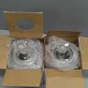 WHJY Set of 2 Airtight Glass Jars, 45oz Jar of Hearts Cute Cookie Jar Decorative Jars with Lids Candy Jars for Candy Buffet Heart Shaped Lid - Stripes Textured