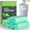 Compost Bags 3 Gallon 125 Packs,AYOTEE Compostable Trash Bags 3 Gallon, Small Biodegradable Trash Bags