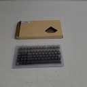 x XVX Shine Through PBT Keycaps, Keycaps 60 75 100 Percent OEM Profile, Doubleshot Custom Key caps Set for 61/64/68/84/87/100/104/108 Gaming Mechanical Keyboard, Gradient Gray