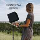 VIZOR Pro Laptop Sun Shield | Eliminate Screen Glare | One Size Fits All Laptops | New Wind-Resistant Pro Clips