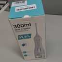 Water Dental Flossers for Teeth, 300ML Cordless Portable Electric Water Flosser, 4 Modes Oral Irrigator, Waterproof Rechargeable Water Floss for Deep Cleaning, Plaque Remover,Braces Home Travel Use (Black)