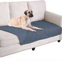 Ameritex Waterproof Blanket Reversible Dog Bed Cover Pet Blanket for Furniture Bed Couch Sofa (30x70 Inch, Navyblue)