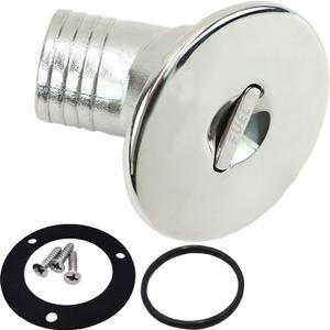 SHENGHUISS Boat Water/Diesel/Gas/Fuel Deck Fill/Filler 2 Inch(50mm) with Keyless Cap 316 Stainless Steel Boat Deck Hardware for Boat, Yacht, Caravan