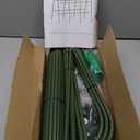 U-Shape Cucumber Trellis for Raised Bed - 47"x47"x22" Metal Garden Trellis with Net & Clips | Rust-Proof Plant Support for Cucumber, Tomato, Peas | Heavy-Duty Outdoor Climbing Plants Trellis