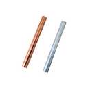 2PCS 99.995% Pure Copper Zinc Rods 3/8"(10mm) Dia 4"(102mm) Length Solid Bar Bare Copper Cu Zinc Metal Rod for School Scientific Hobbies DIY Craft 2PCS,10 * 102mm