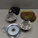 2 Pack GY20785 Spindle Assembly with GX20367 Pulley GY20629 GY20067 Idler Pulley GX20072 Belt Replaces GY20050 for John Deere L110, L111, L118, L105, L107, L108, L100 Lawn Tracors
