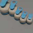 BearBoss 5 Circle Paper Punch, Handmade Scrapbook Paper Puncher, Different Size of Scrapbooking Punches Crafting Designs for Office Supplies, Card Making, DIY Albums Photos, Classic White