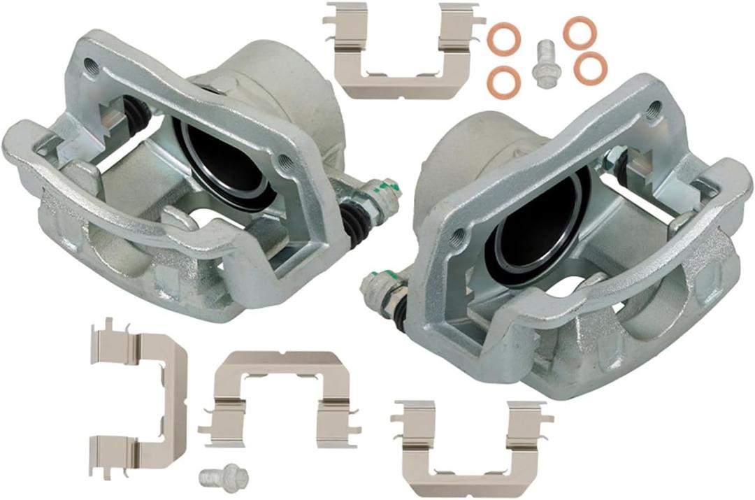 labwork 2x Front Left and Right Brake Caliper with Bracket Replacement for Hyundai Santa Fe Kia Sorento