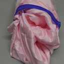 BEDELITE Satin Fitted Sheet and Pillowcases Set, Luxury Soft Similar to Silk Bottom Bedsheet with Elastic Corner Straps, Deep Pocket up to 15 Inch, 1 Fitted Sheet and 2 Pillowcases(Queen, Pink)