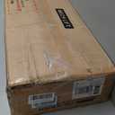 Monomi Electric Height Adjustable Standing Desk, 48x24 Inches, Ergonomic Home Office Sit/Stand Up Desk (Black Steel Frame/Rustic Brown Top)