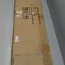 LaLaGreen Deck Railing Planter Outdoor (48 Inch, 2 Pack) Extra Large Metal Wall Hanging Planters with Coco Liner Black Rectangular Window Boxes Plant Bracket Holder Garden Rail Fence Balcony Patio