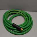 HQMPC Garden Hose Garden Water Hose 5/8"ID 30 ft Durable PVC Non Kinking Heavy Water Hose with Brass Hose Fittings (5/8"IDx30'(30 FEET)