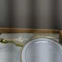 Goodluck 700 Piece Gold Dinnerware Set for 100 Guests, Disposable for Party, Include: 100 Gold Rim Dinner Plates, 100 Dessert Plates, 100 Paper Napkins, 100 Cups, 100 Plastic Silverware Set