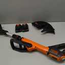BLACK+DECKER 20V MAX Cordless String Trimmer and Edger, 12 Inch Weed Eater, 2-Speed Control Weed Wacker, 2 Batteries, Charger and Spool Included (LSTE525)