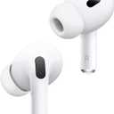 Apple AirPods Pro (2nd Gen) Wireless Earbuds, Up to 2X More Active Noise Cancelling, Adaptive Transparency, Personalized Spatial Audio MagSafe Charging Case (Lightning) Bluetooth Headphones for iPhone