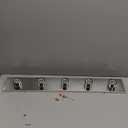 Design House 509653 5-Light Vanity Strip Light Contemporary Dimmable for Bathroom, Bedroom, Makeup Vanity, Polished Chrome