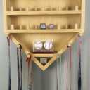 Weysat Baseball Display Case 2 in 1 Clear Cube Baseball Holder with Wood Base Clear Acrylic Memorabilia Showcase Box Autograph Ball Protector for Sport Fan Souvenir, UV Protection