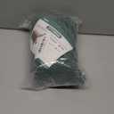 Turquoize Jacquard Ottoman Cover Stretch Storage Ottoman Slipcover Protector Covers Stretch Fabric Sofa Slipcover Footstool Cover Footrest Protector for Dogs (Large, Dark Cyan)